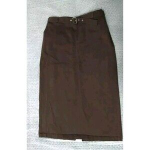 Covington Maxi Skirt Size 12 Brown Y2K